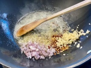 sauté aromatics