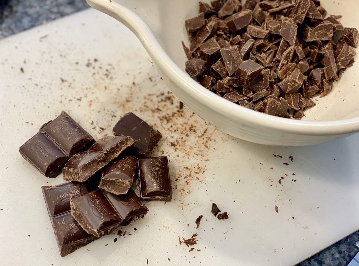 making ganache