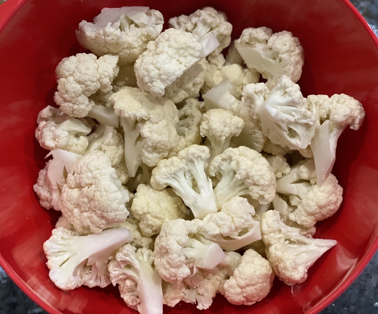 preparing cauliflower