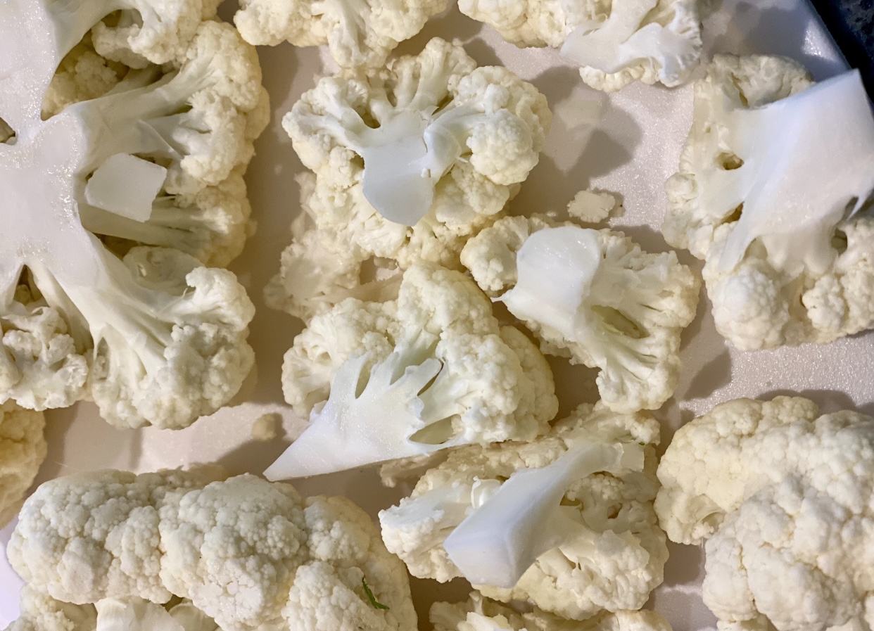preparing cauliflower