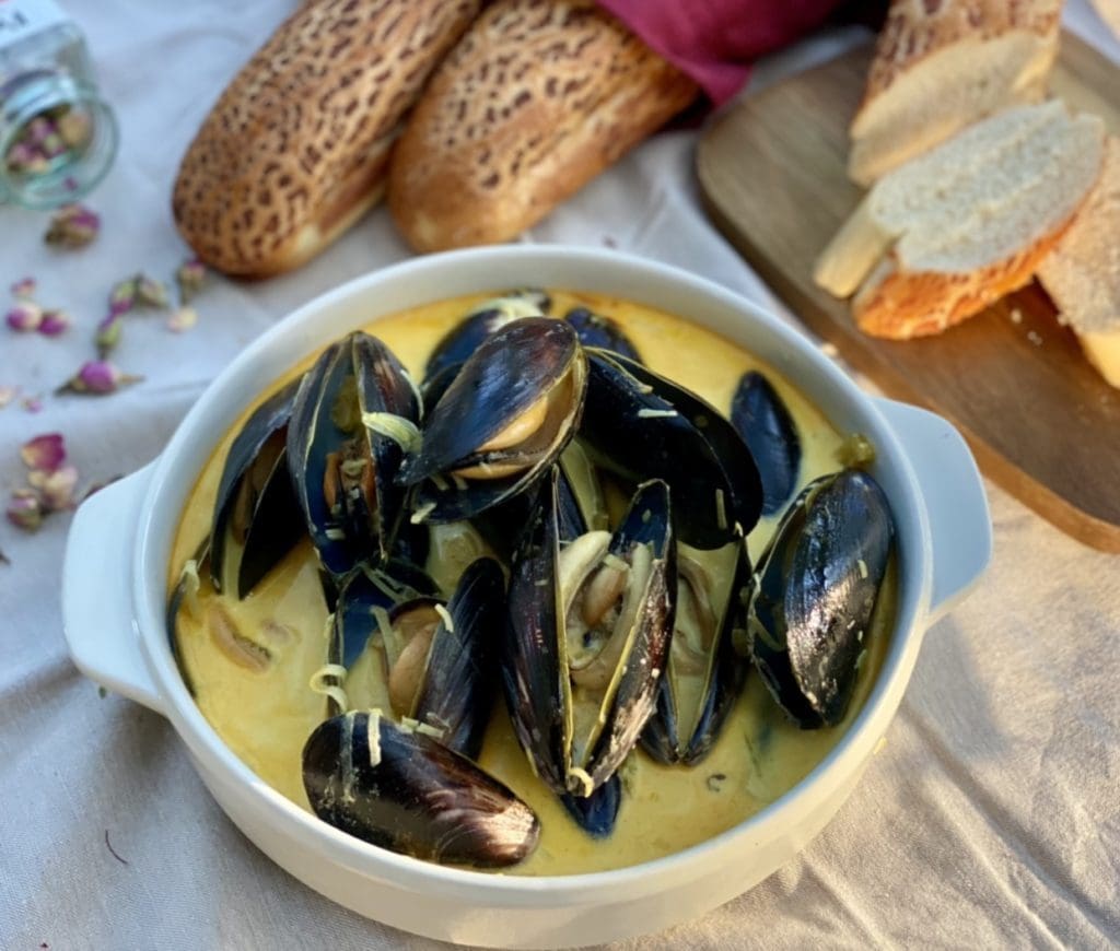 Mussel and Saffron Soup