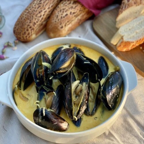 Mussel and Saffron Soup