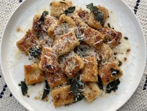 Gnocchi with Brown Butter and Sage