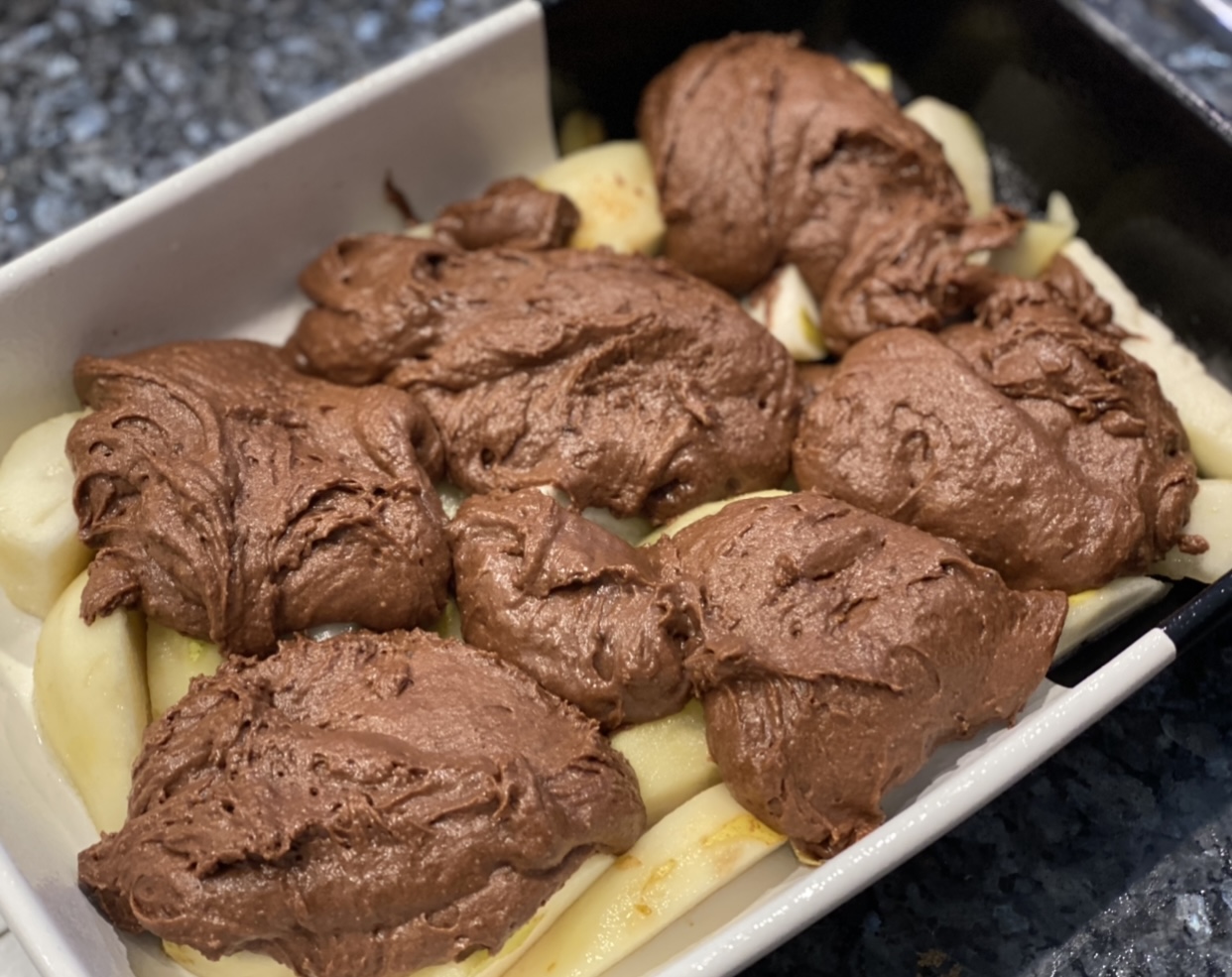 Chocolate and Pear Pudding