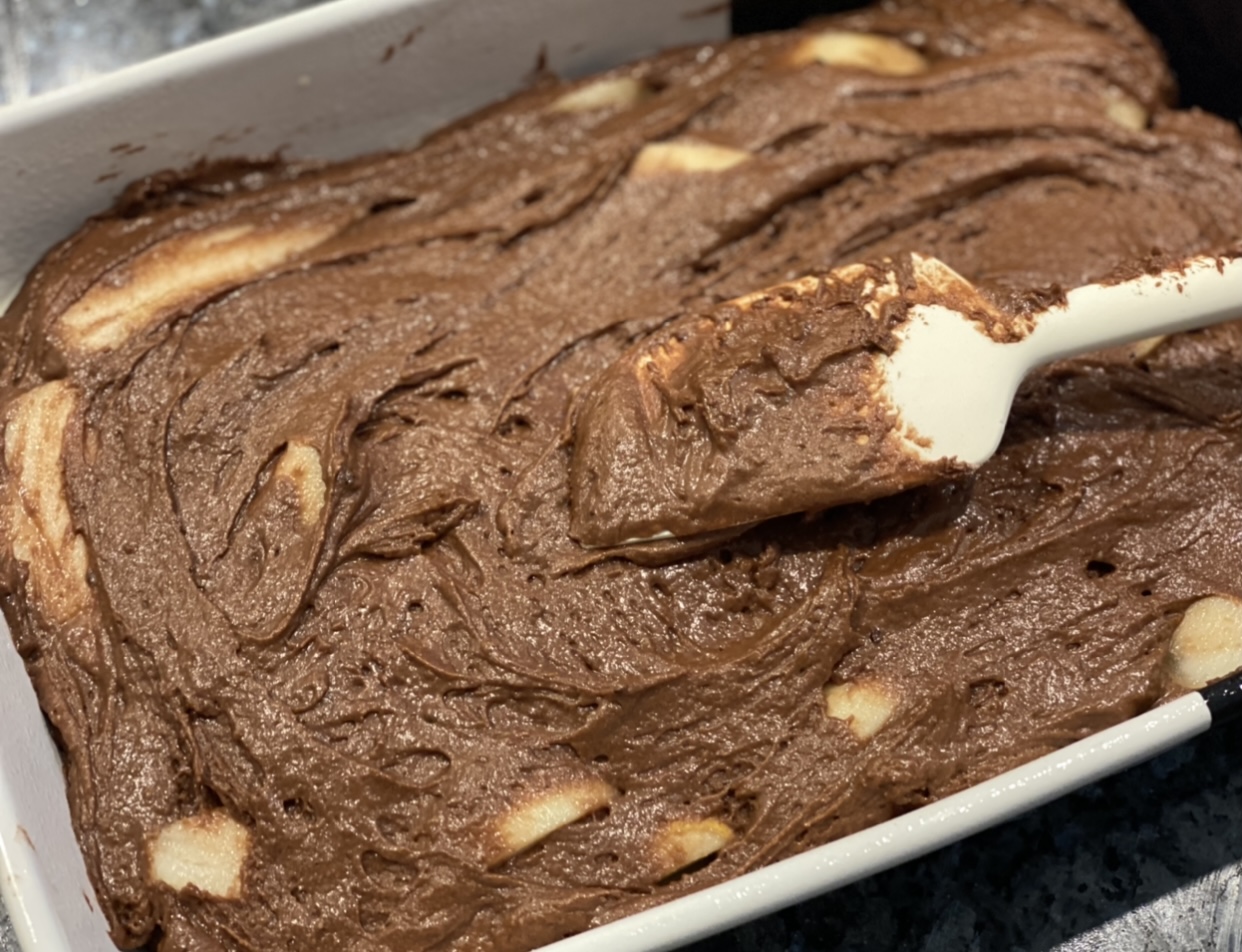 Chocolate and Pear Pudding