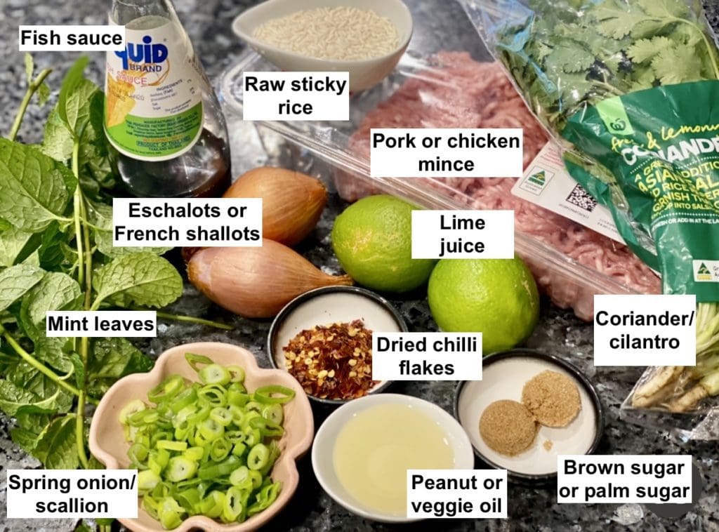 ingredients list