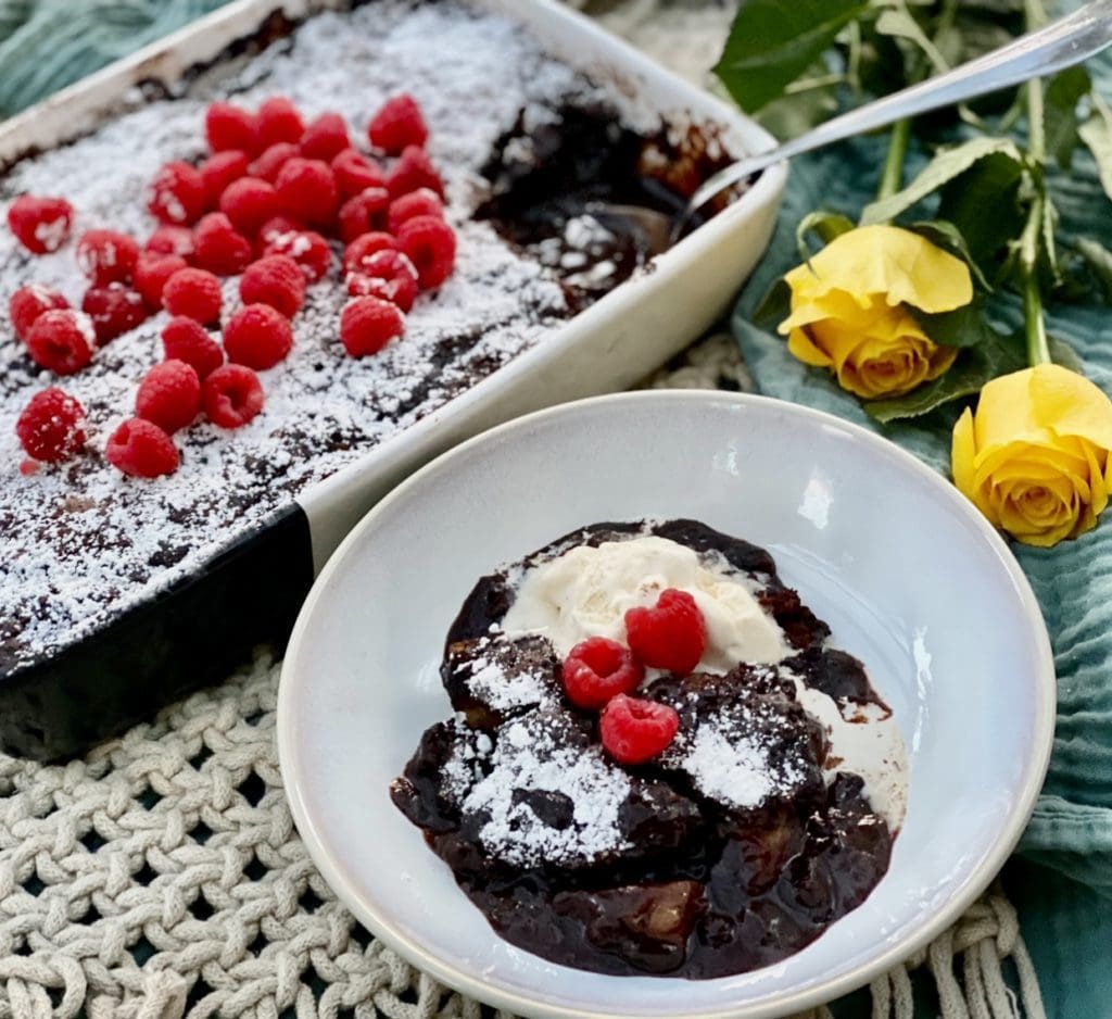 Chocolate and Pear Pudding