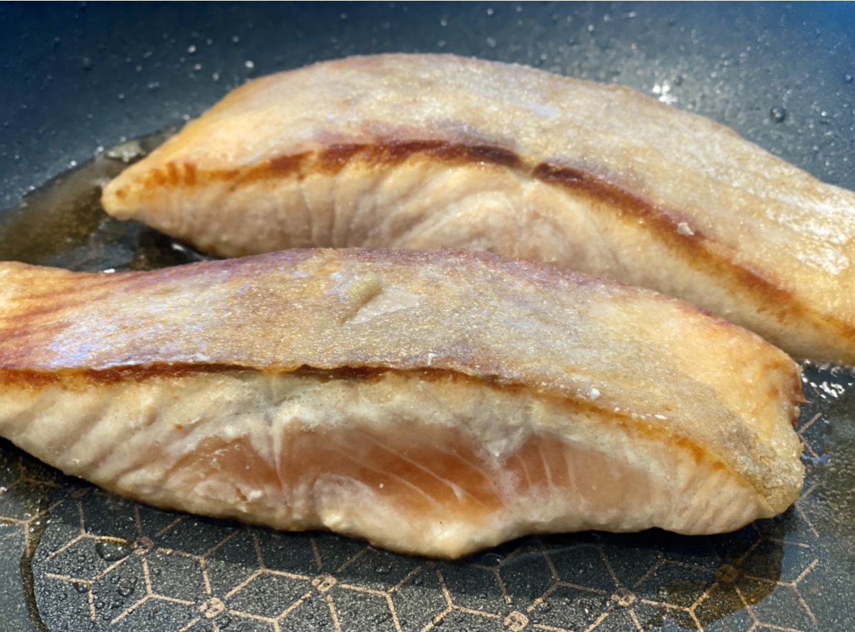pan-fried salmon