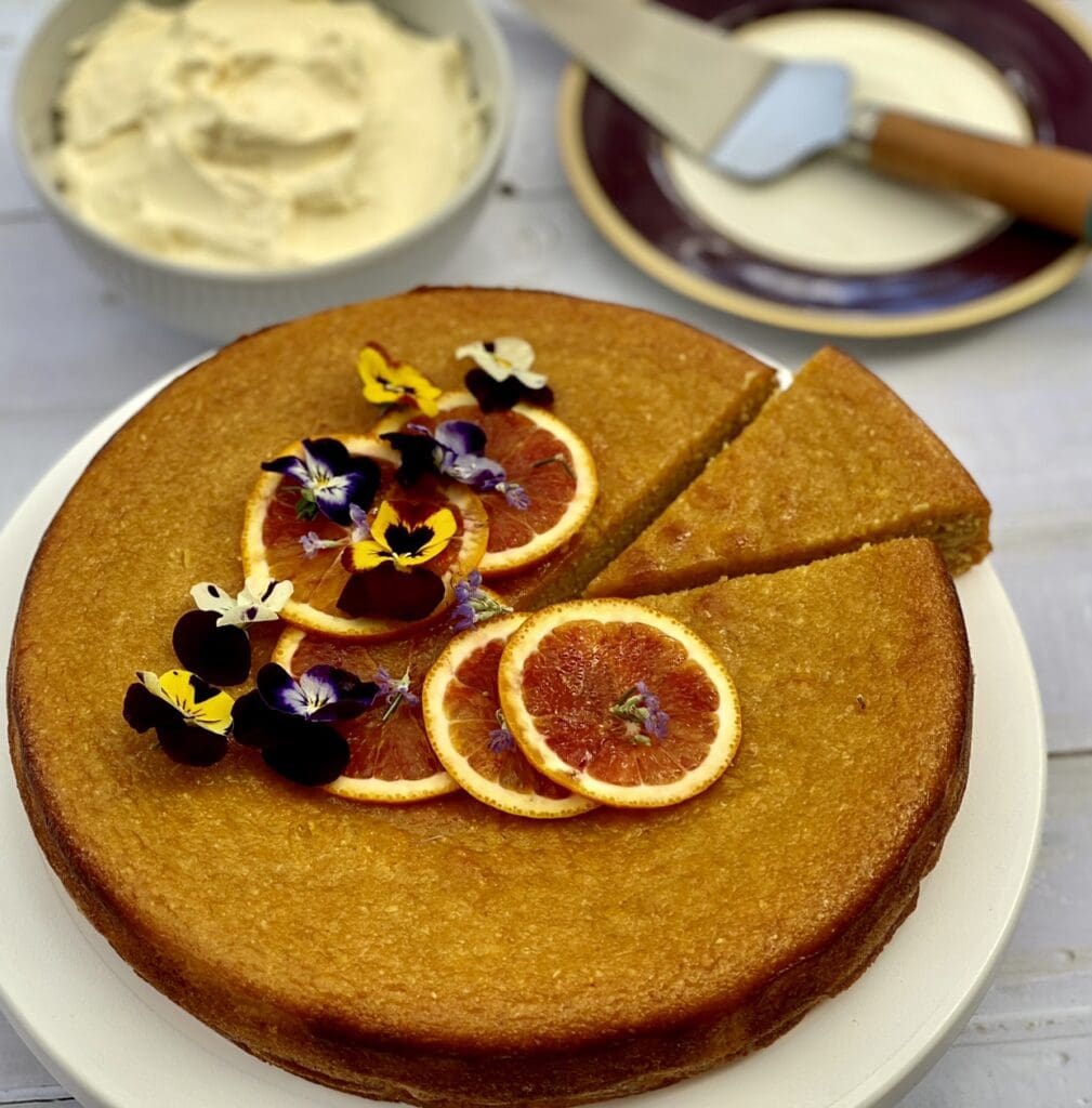 Whole Orange and Coconut Cake