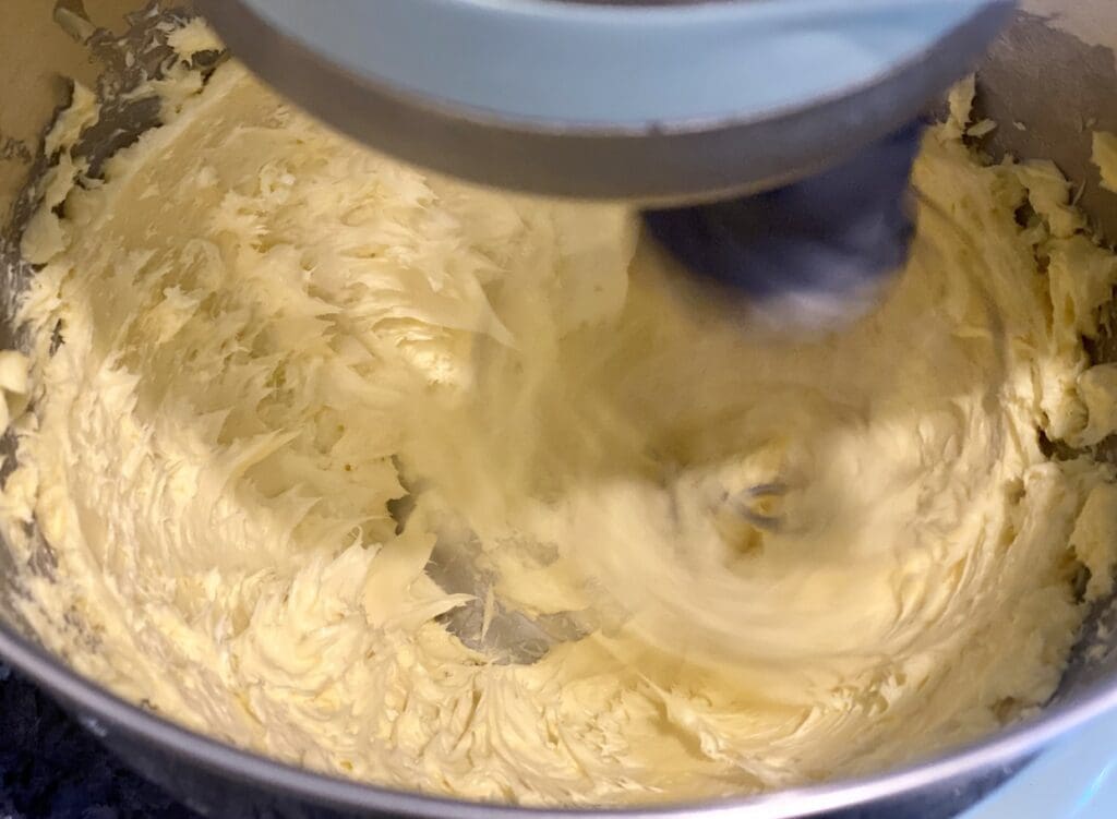 making the buttercream