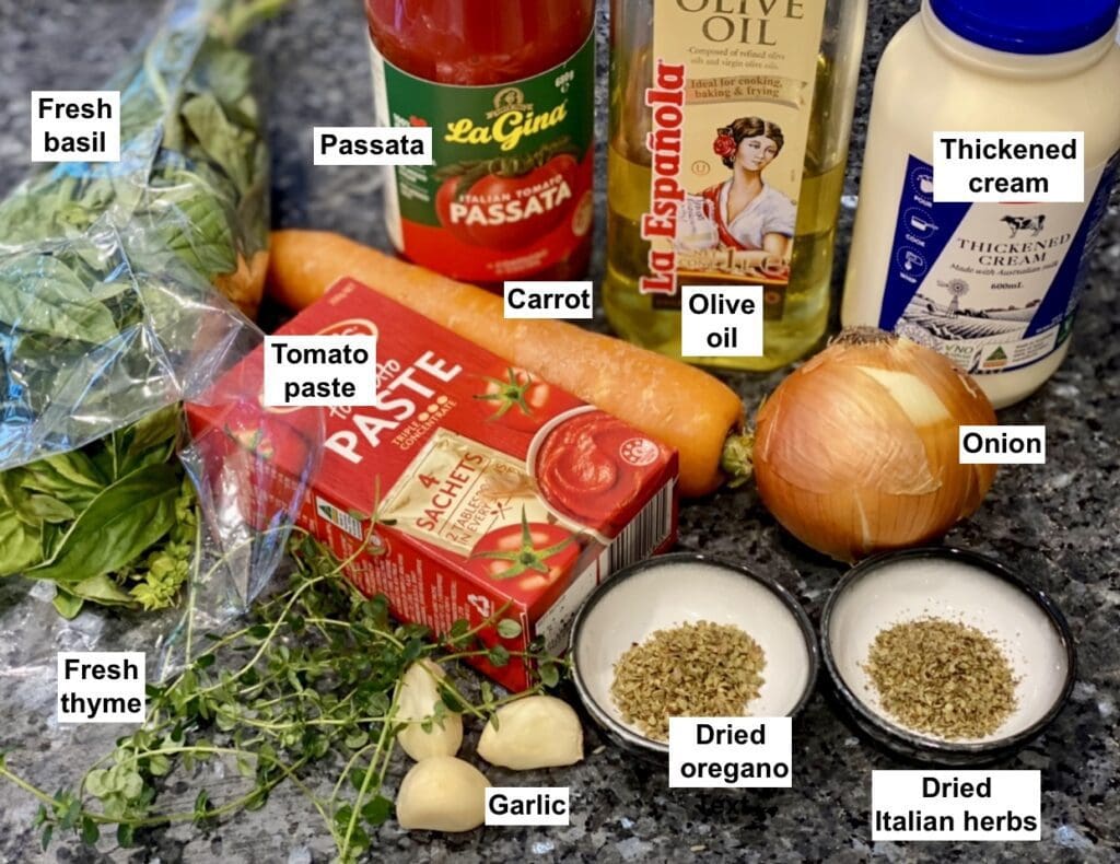 sauce ingredients