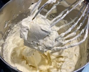 making the buttercream