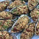 Mussels with Chorizo Crumbs