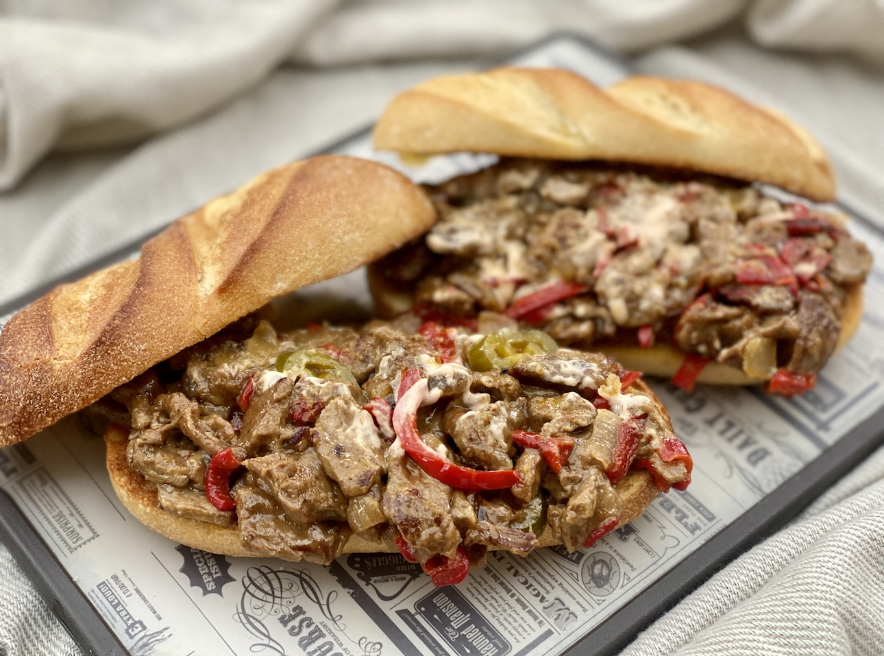 040 - Philly Cheesesteak Sandwich - Seasoning with Recipe – The Herb & Spice  Co.