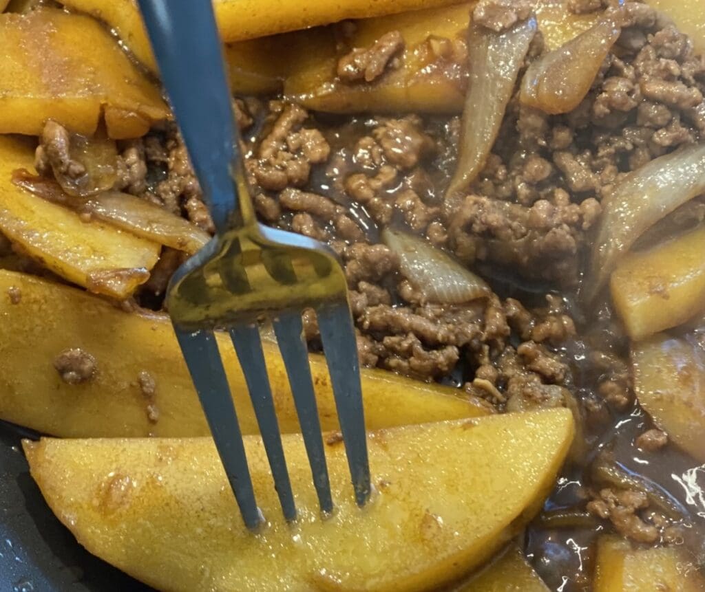 Beef and Potato Stir Fry