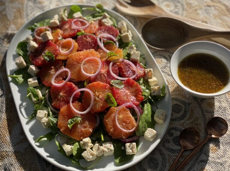 Orange Salad with Fetta