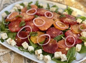 Orange Salad with Fetta
