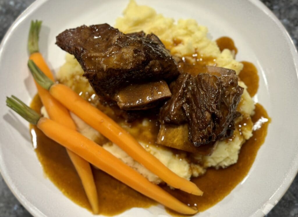 Braised Beef Short Ribs in Red Wine