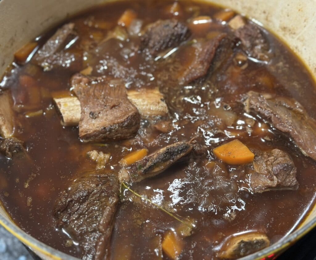 Braised Beef Short Ribs in Red Wine