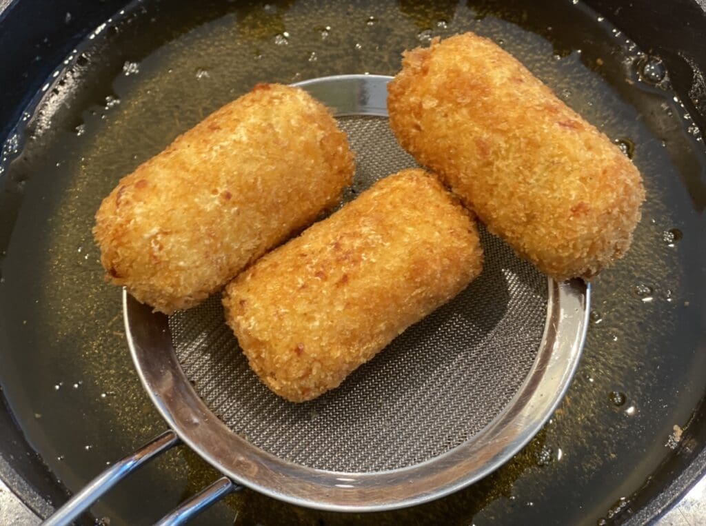 Cheese Croquettes with garlic and onion