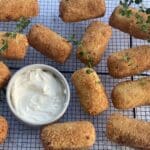 Cheese Croquettes with garlic and onion