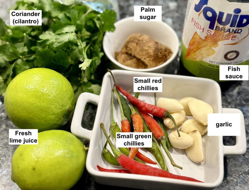 Ingredients list