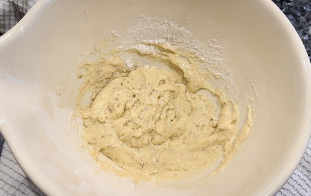 making the batter