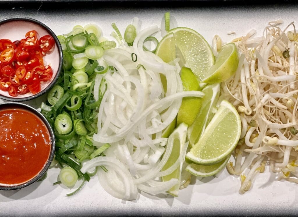 Ingredients for Chicken Pho