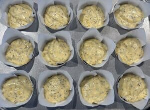 Mandarin Muffins with Chia Seeds