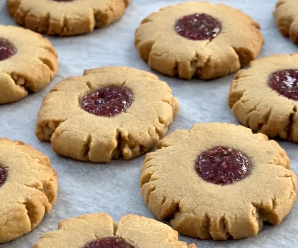 Peanut Butter and Jelly Cookies