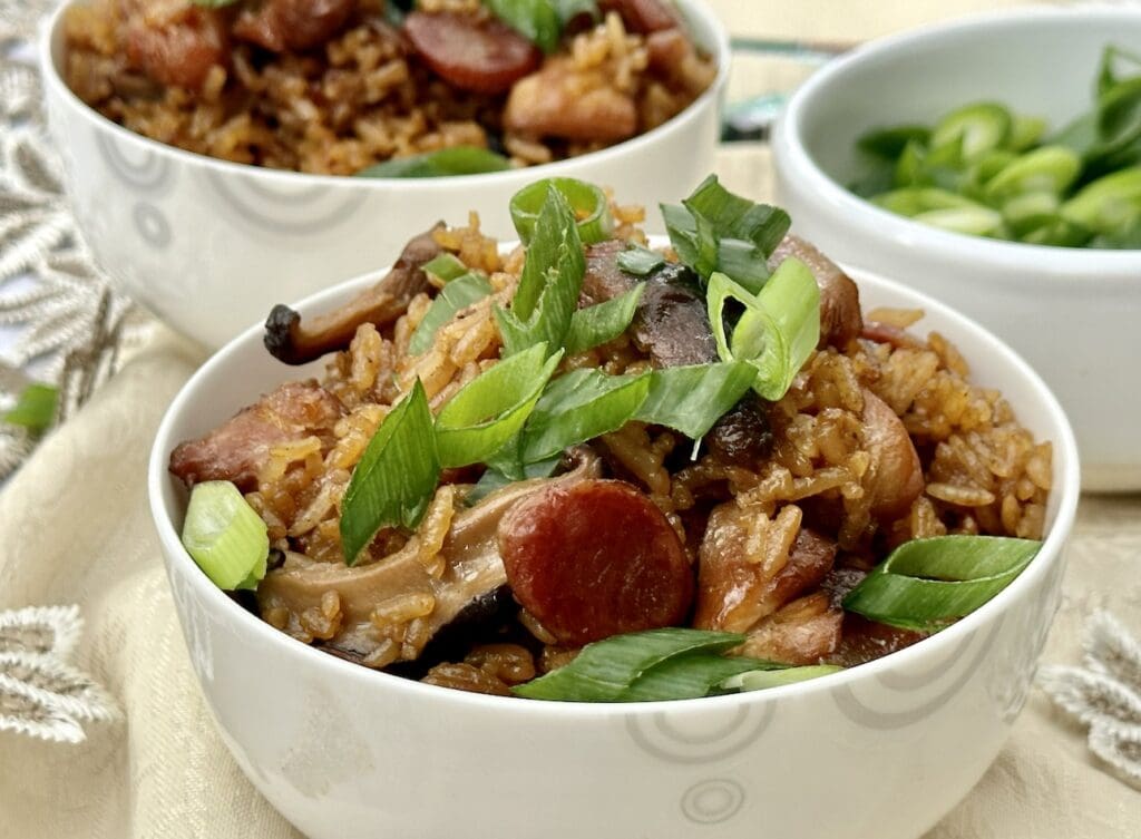 Claypot Chicken Rice easy rice cooker method 3CatsFoodie