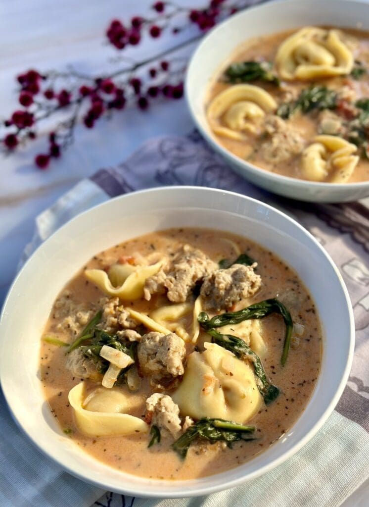 Creamy Tortellini Soup