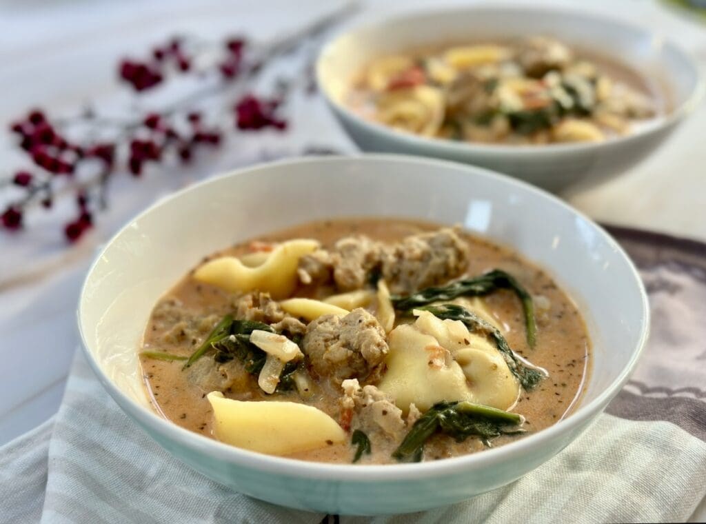 Creamy Tortellini Soup