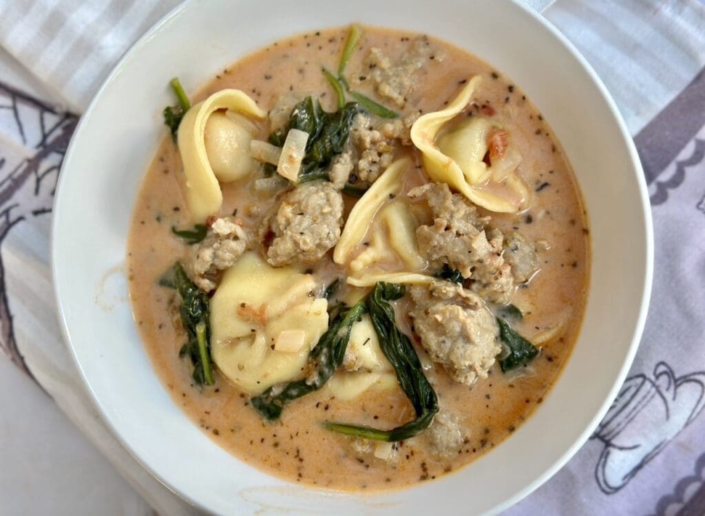 Creamy Tortellini Soup