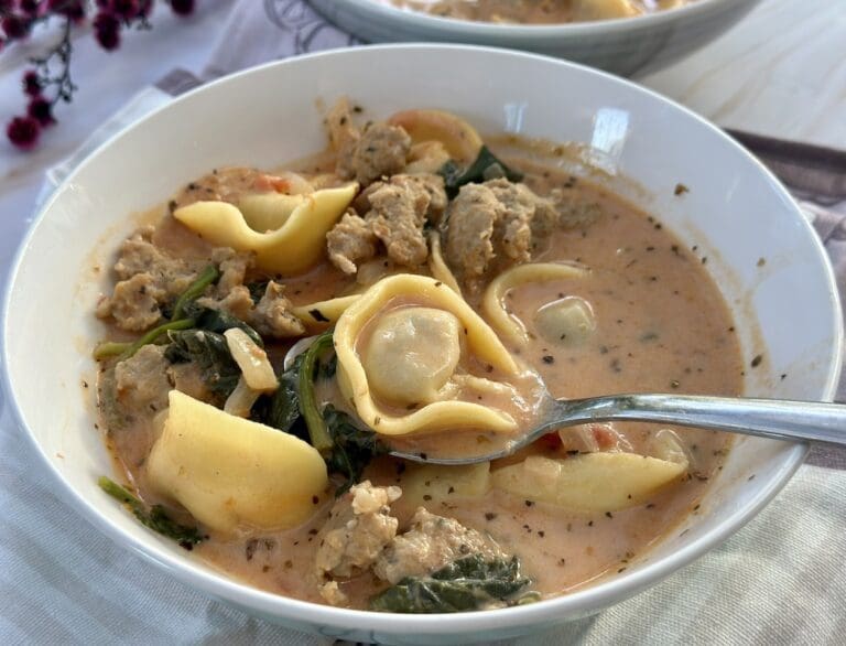 Creamy Tortellini Soup
