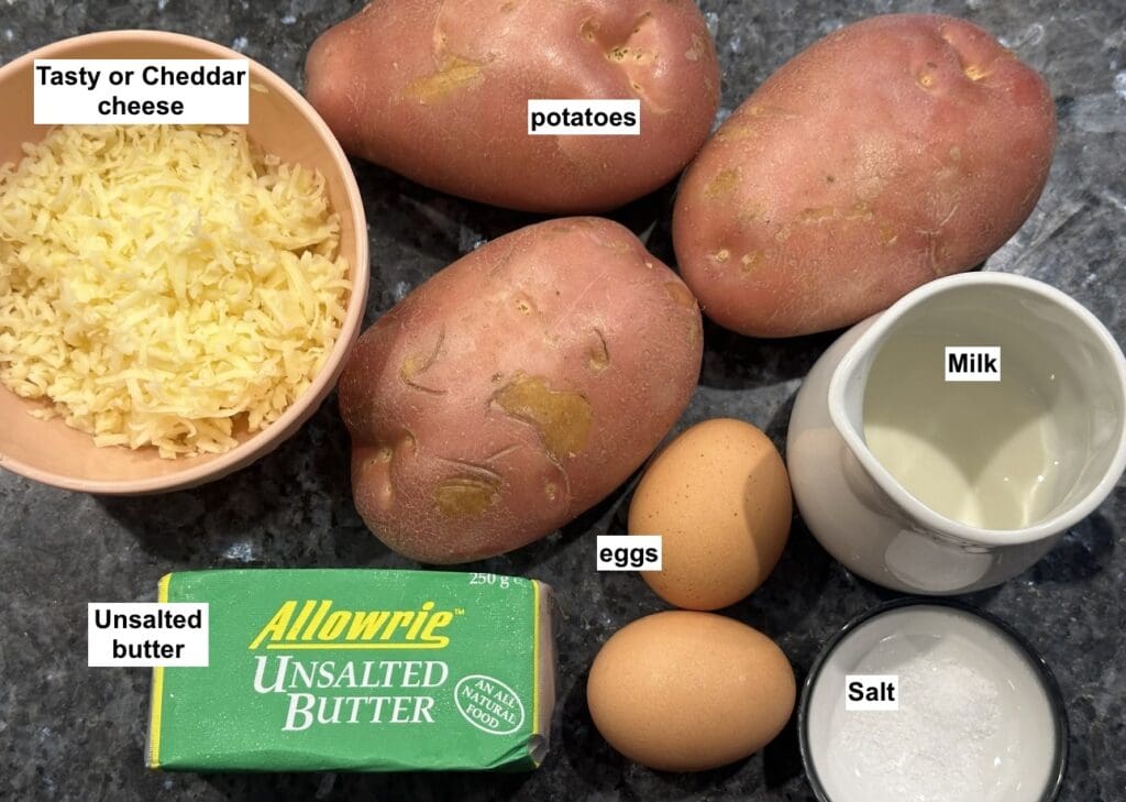 mashed potato ingredients