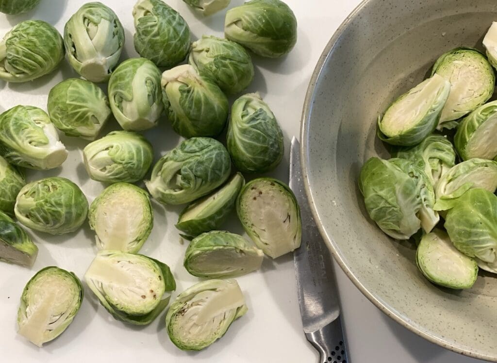 preparing Sprouts