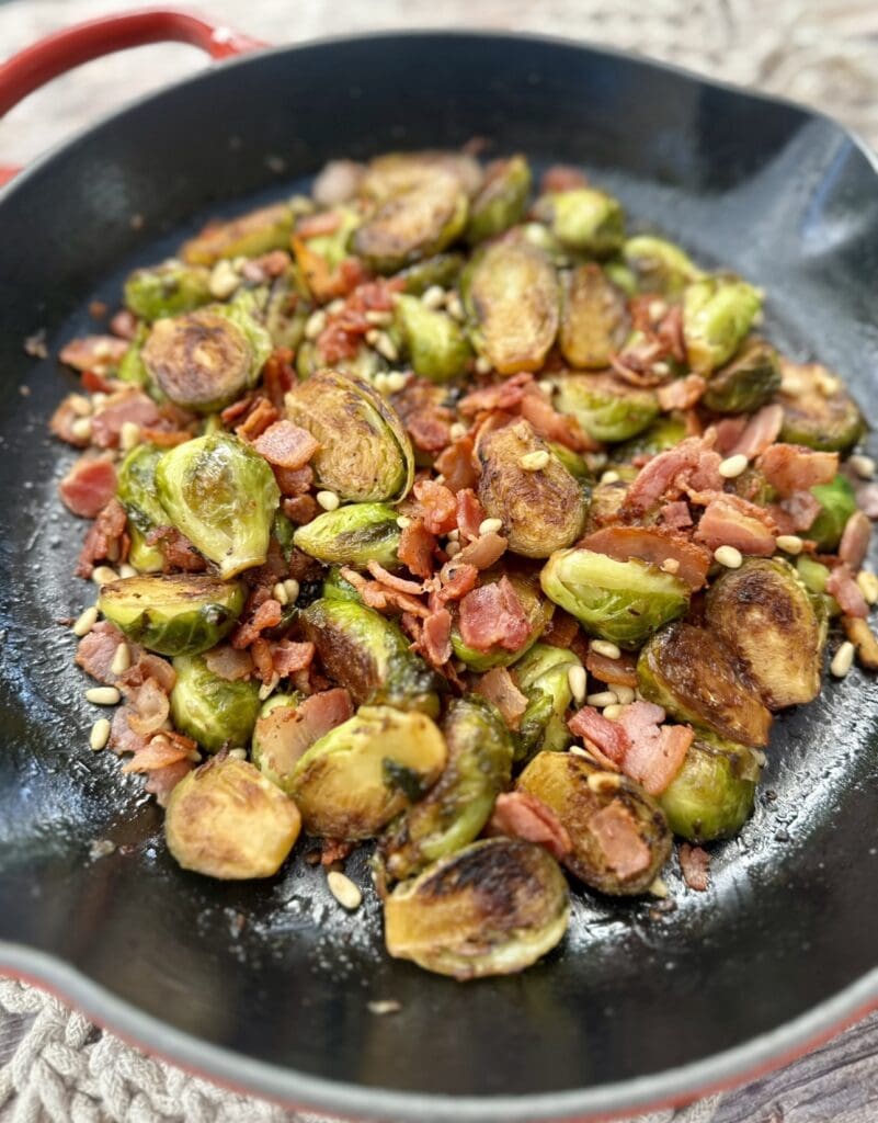 Pan Fried Brussel Sprout