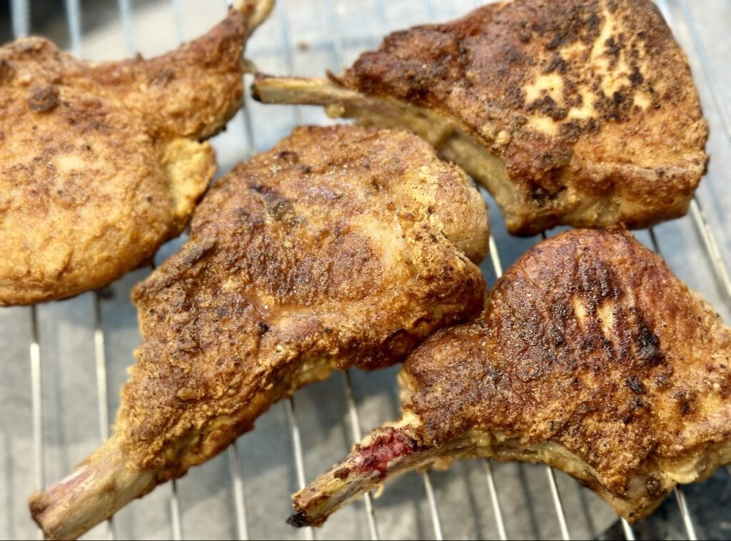 southern fried pork chops