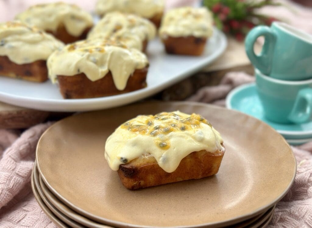 Passionfruit Muffins With Cream Cheese Frosting 3catsfoodie