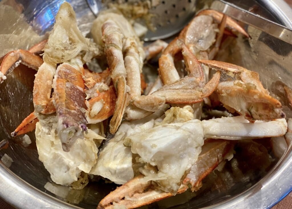 Ginger Scallion Crab (with Blue swimmer crabs)