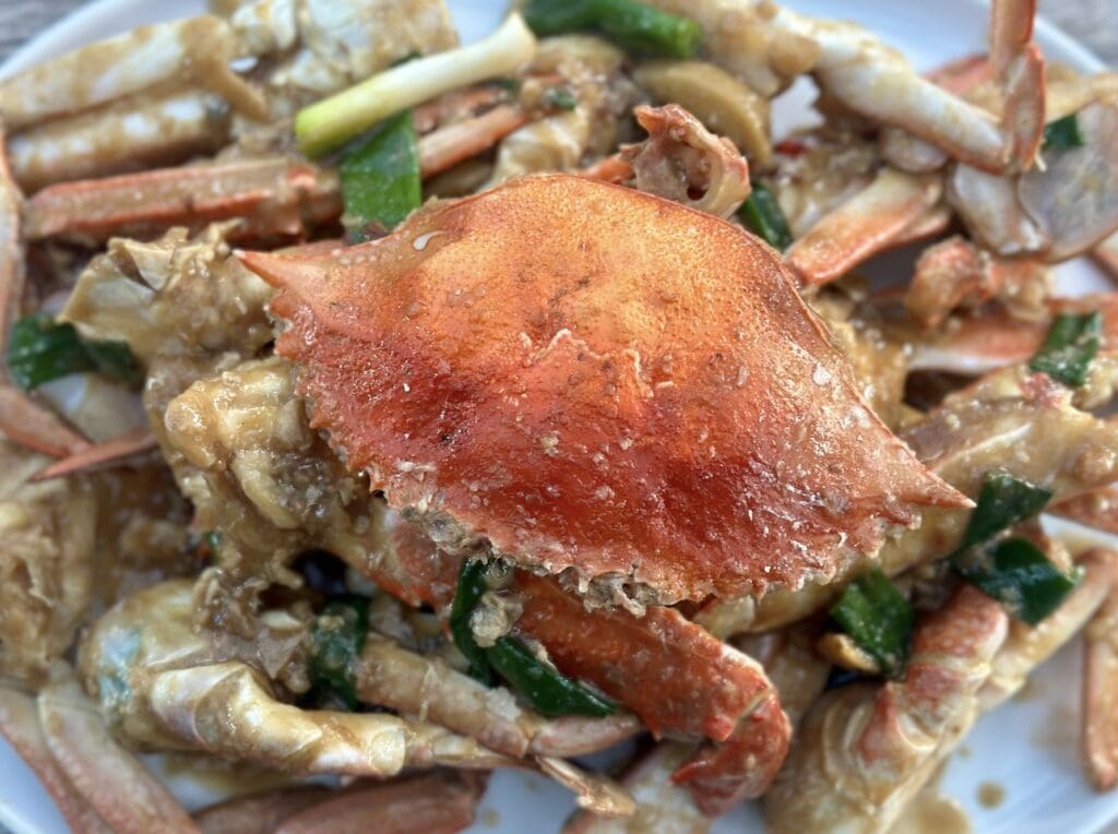 Ginger Scallion Crab (with Blue swimmer crabs)