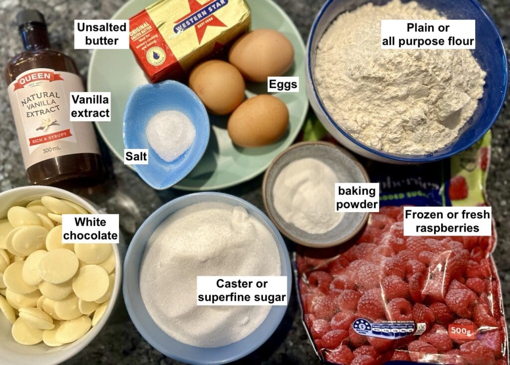 Ingredients list