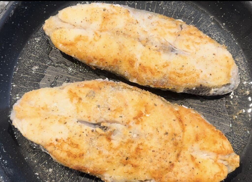 frying fish