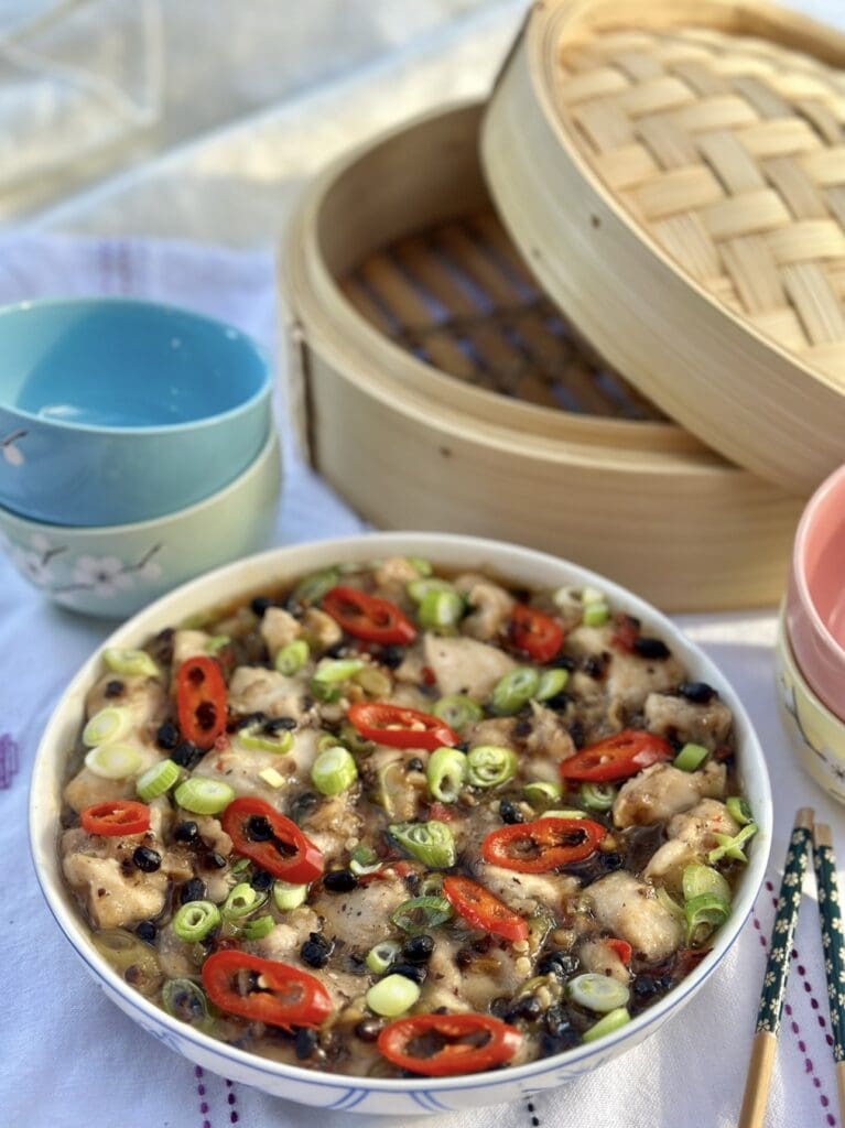 Steamed Black Bean Chicken