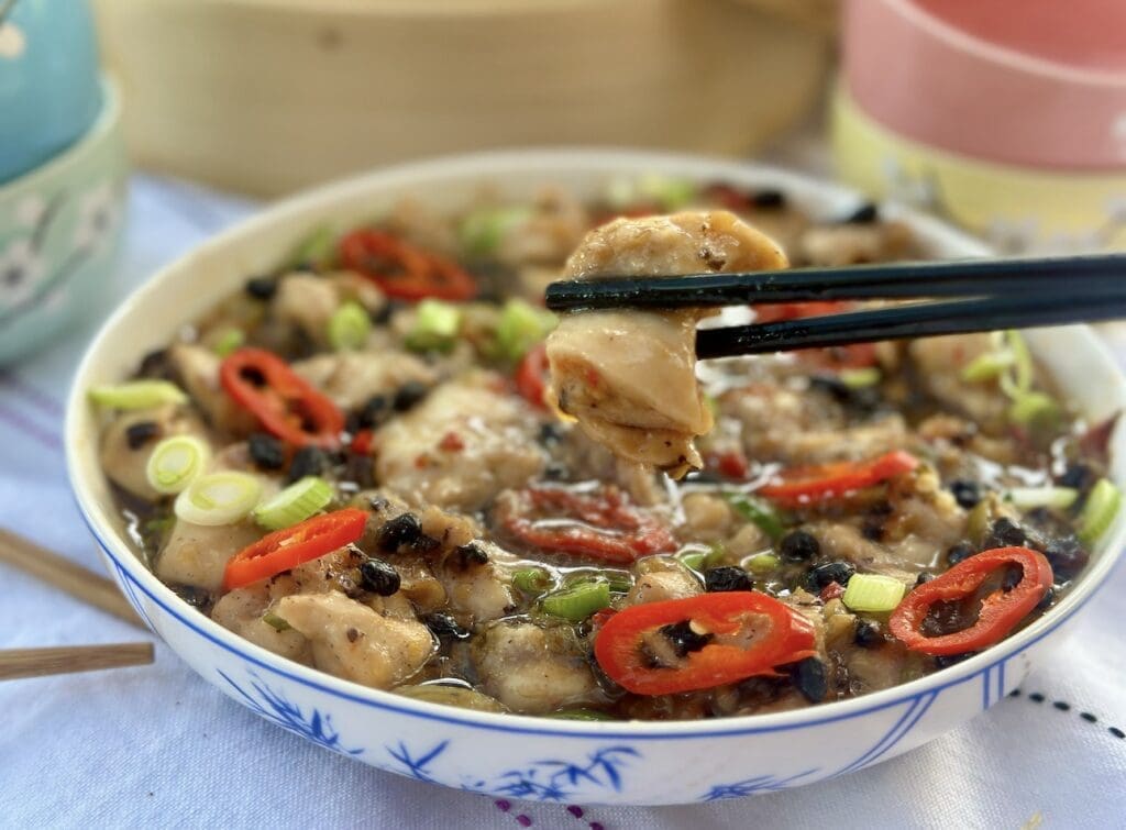 Steamed Black Bean Chicken