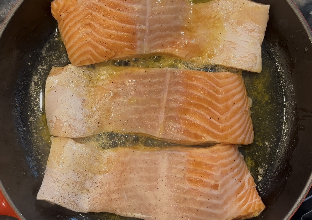 Honey Garlic Butter Salmon