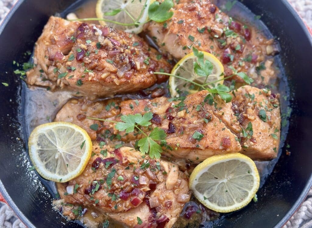 Honey Garlic Butter Salmon