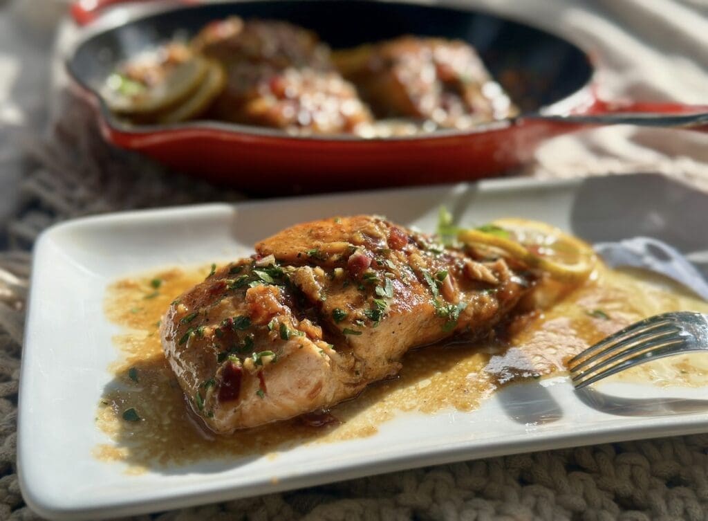 Honey Garlic Butter Salmon