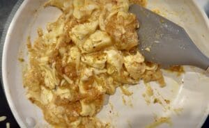 Kimchi Scrambled Eggs